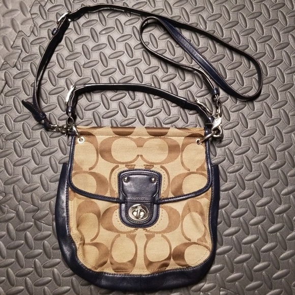 Coach Handbags - Coach 70th anniversary purse navy blue